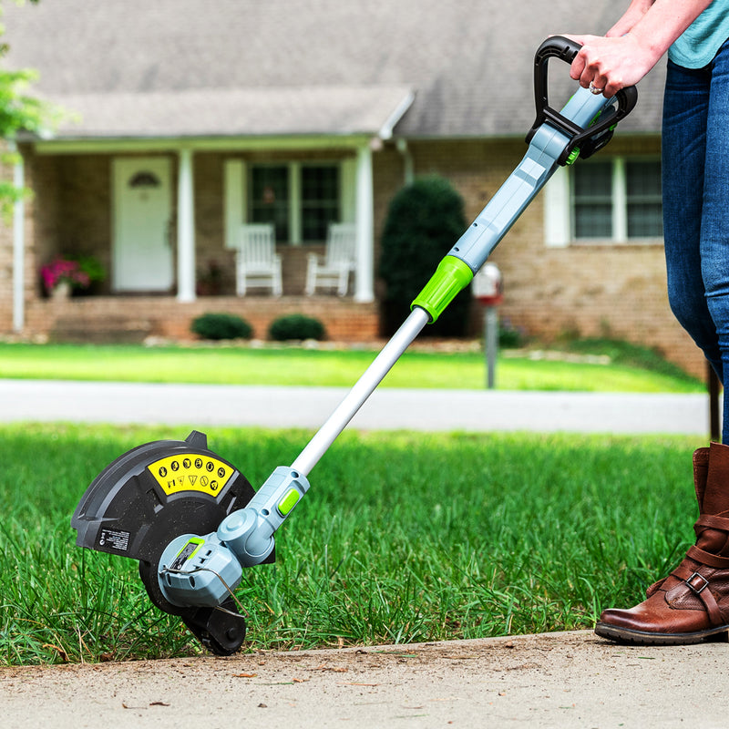 cordless grass trimmer and edger