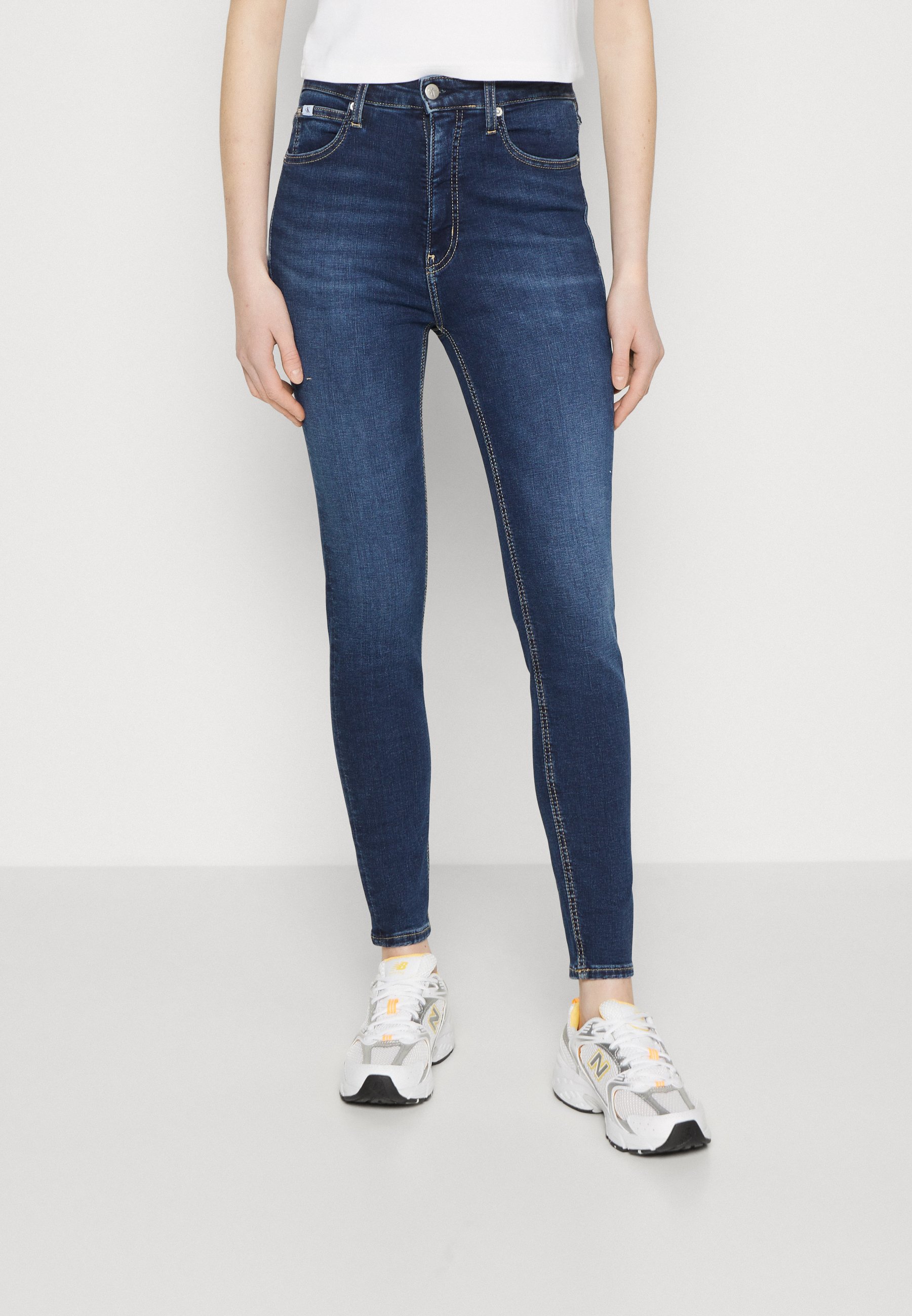 calvin klein high rise skinny jeans