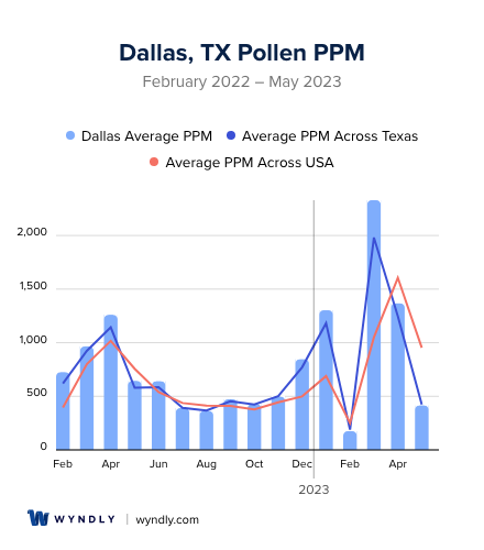 dfw allergies today