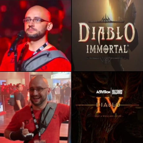 diablo immortal red shirt guy