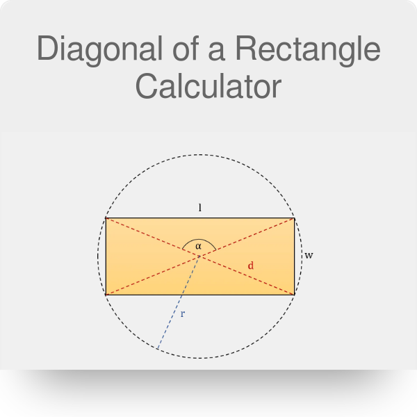 diagonal of a rectangle calculator