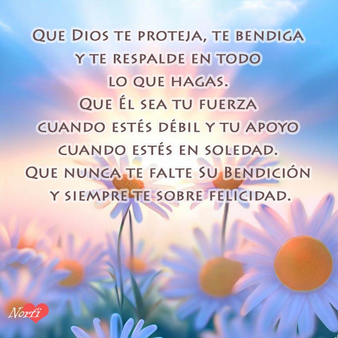 dios te proteja siempre