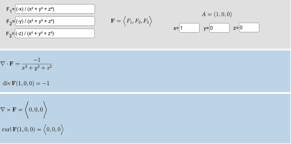 diverges calculator