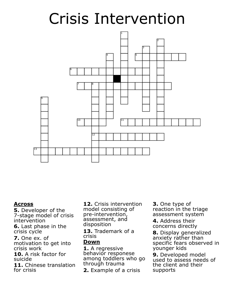 divine intervention in a play crossword