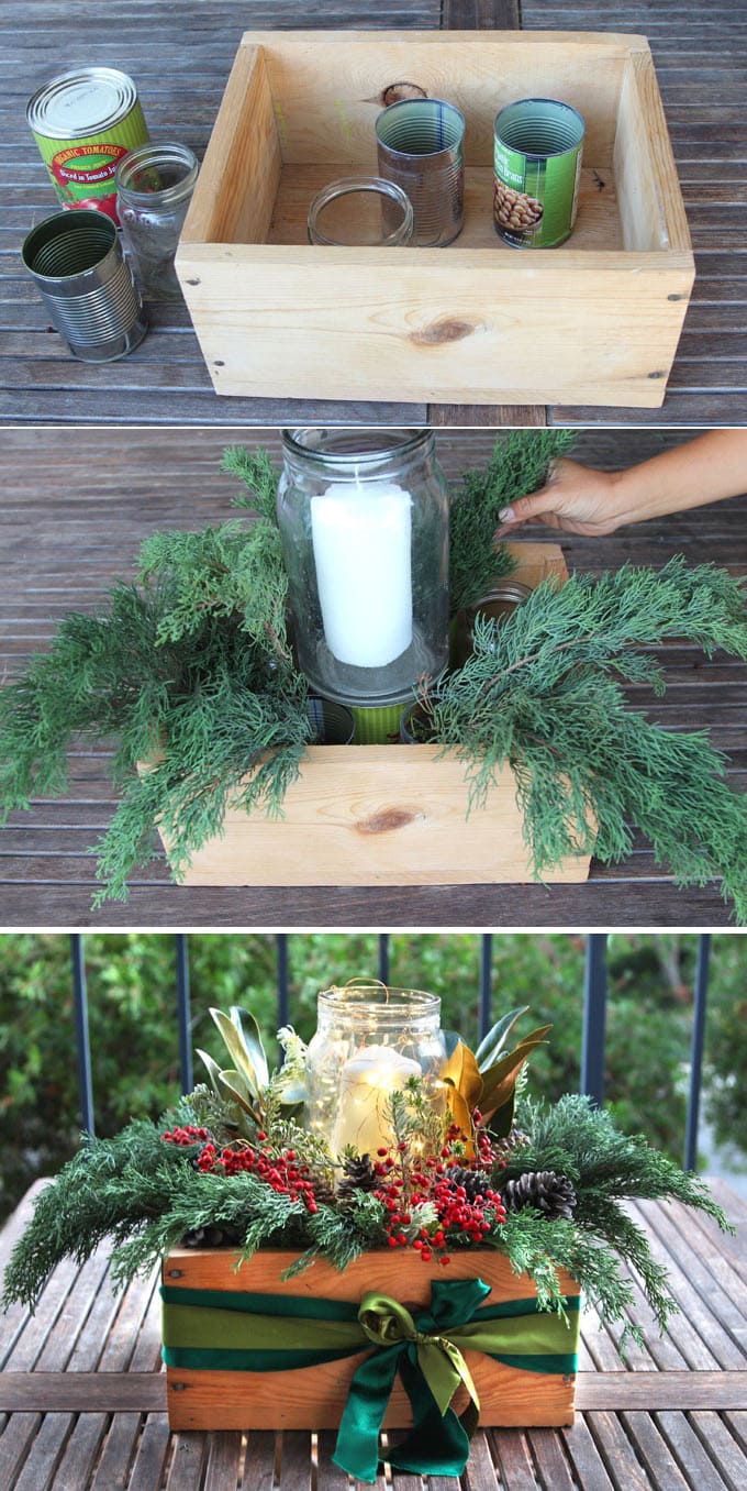 diy xmas centerpieces