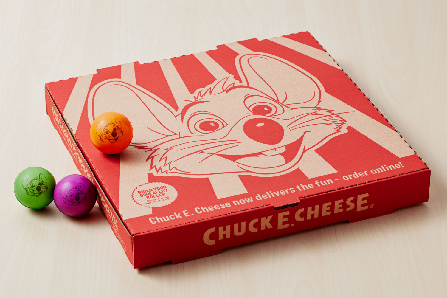 does chuck e cheese deliver