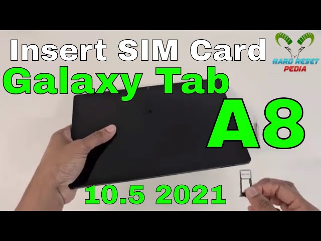 does galaxy tab a8 have sd card slot