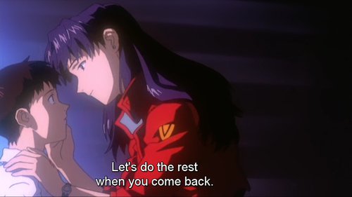 does misato like shinji