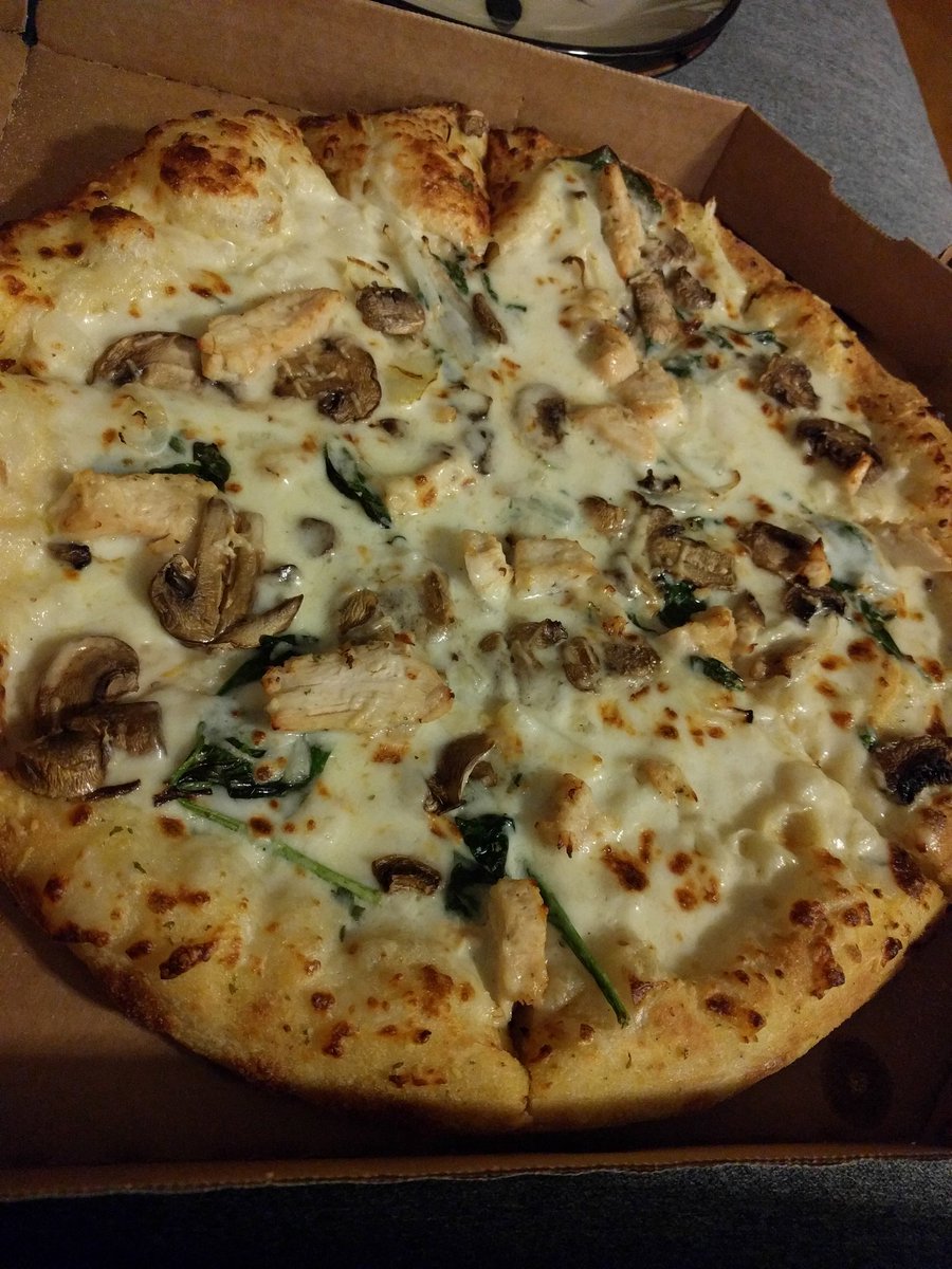 dominos alfredo pizza