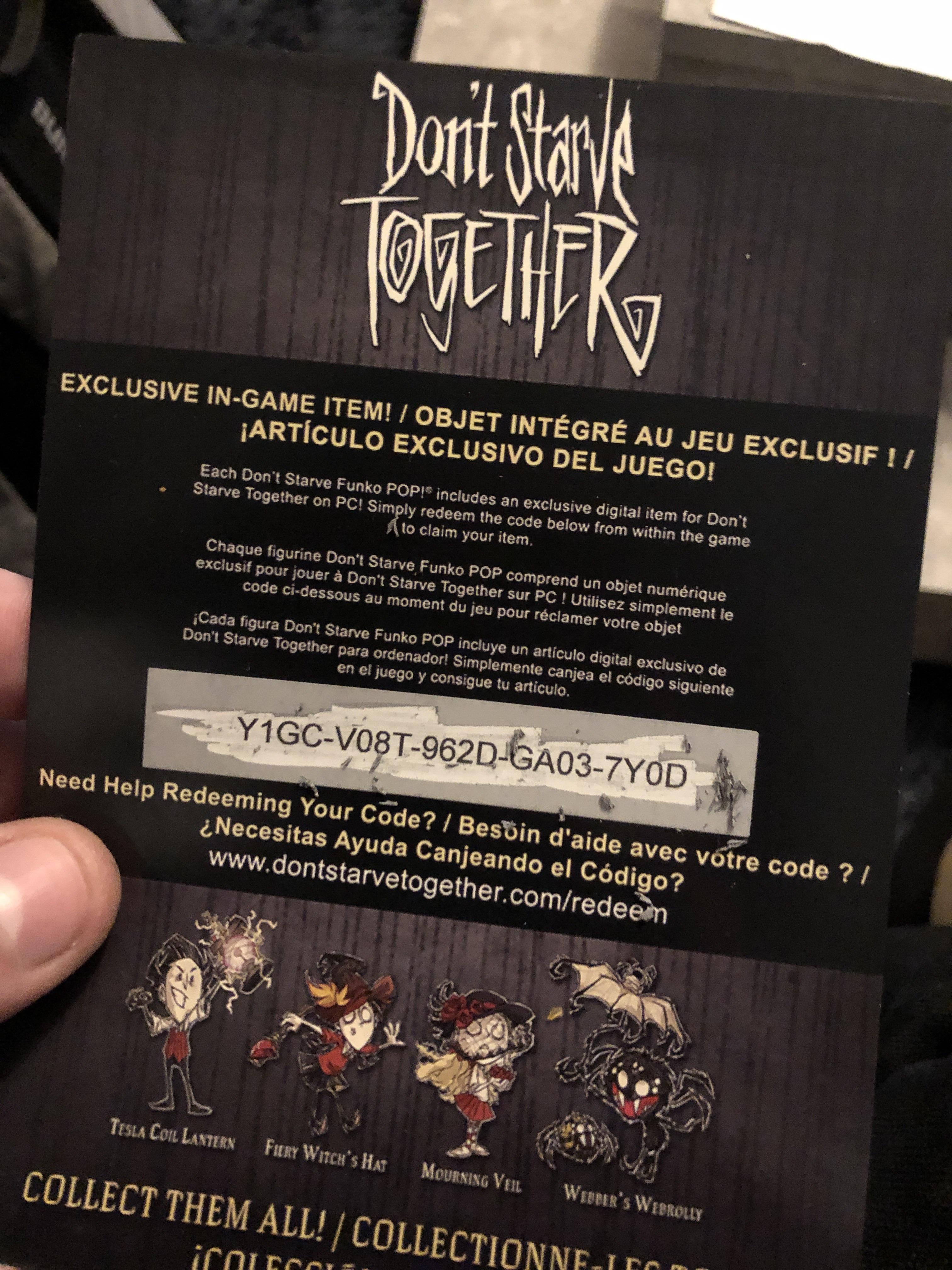 dont starve together codes