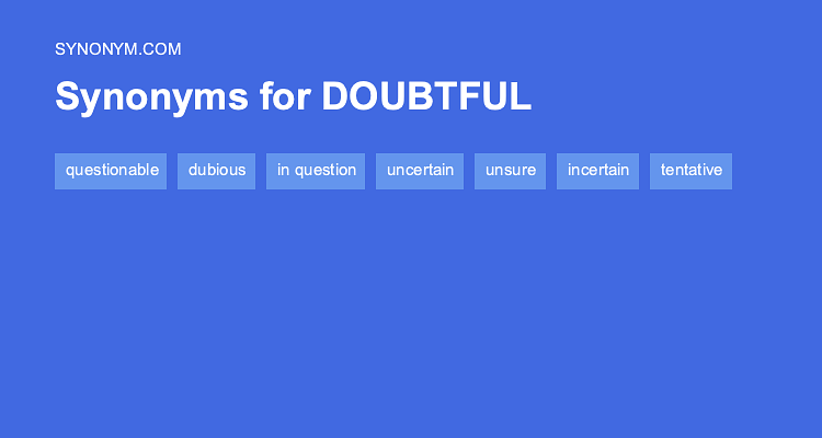 doubting synonyms