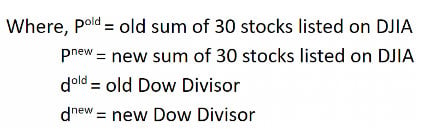 dow divisor