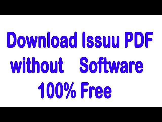 download issuu pdf hack