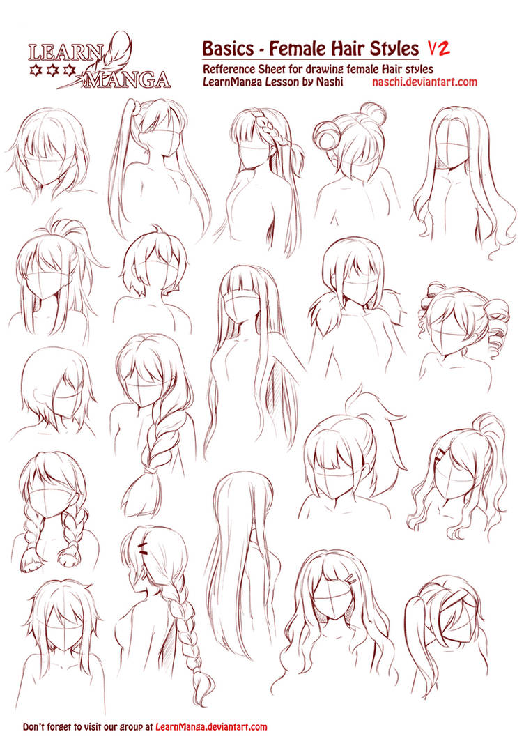 drawing hair ideas