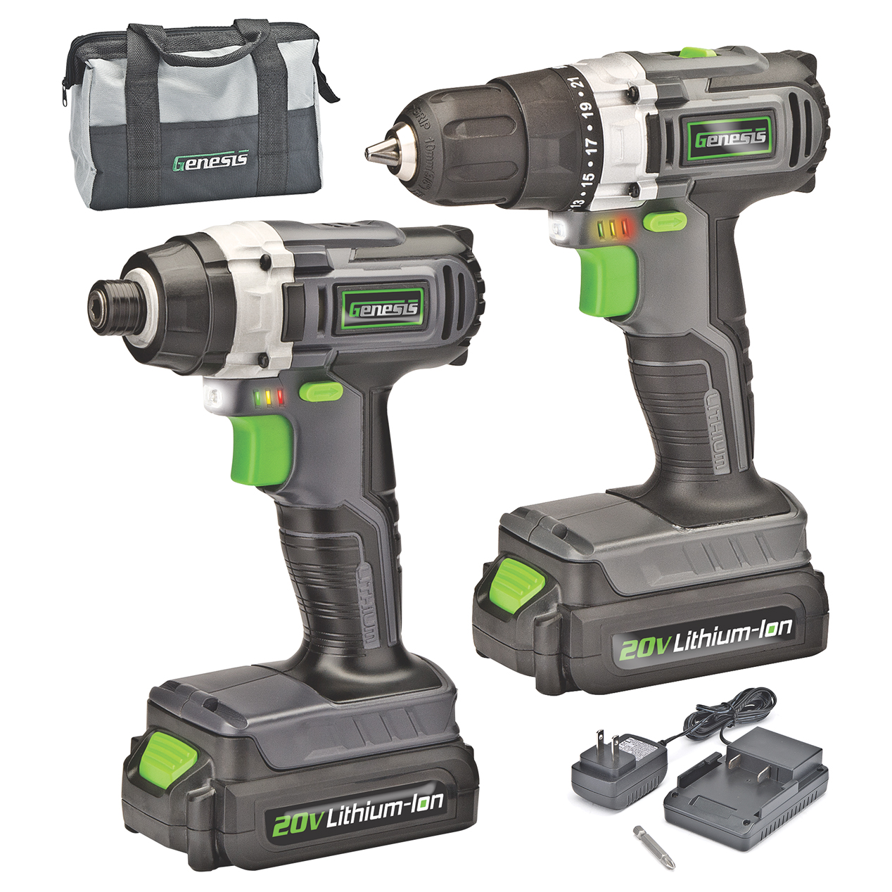 drill and impact driver set