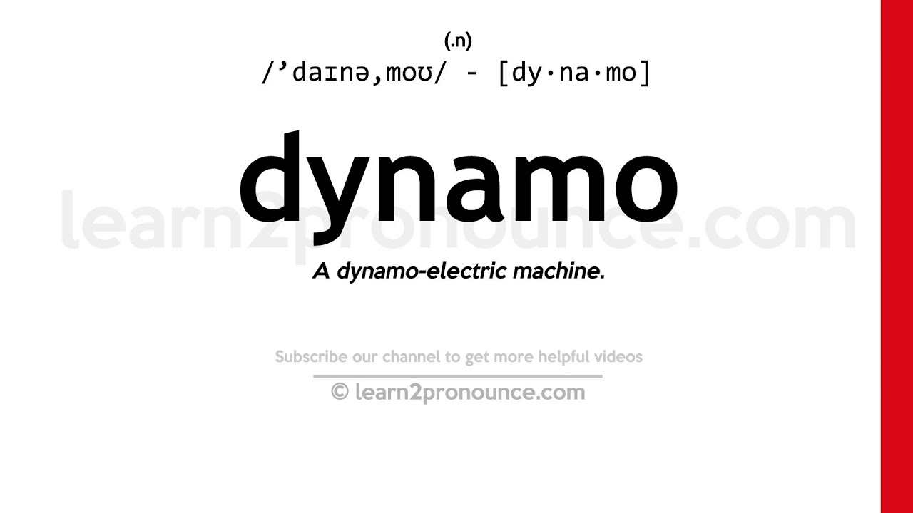 dynamo pronunciation