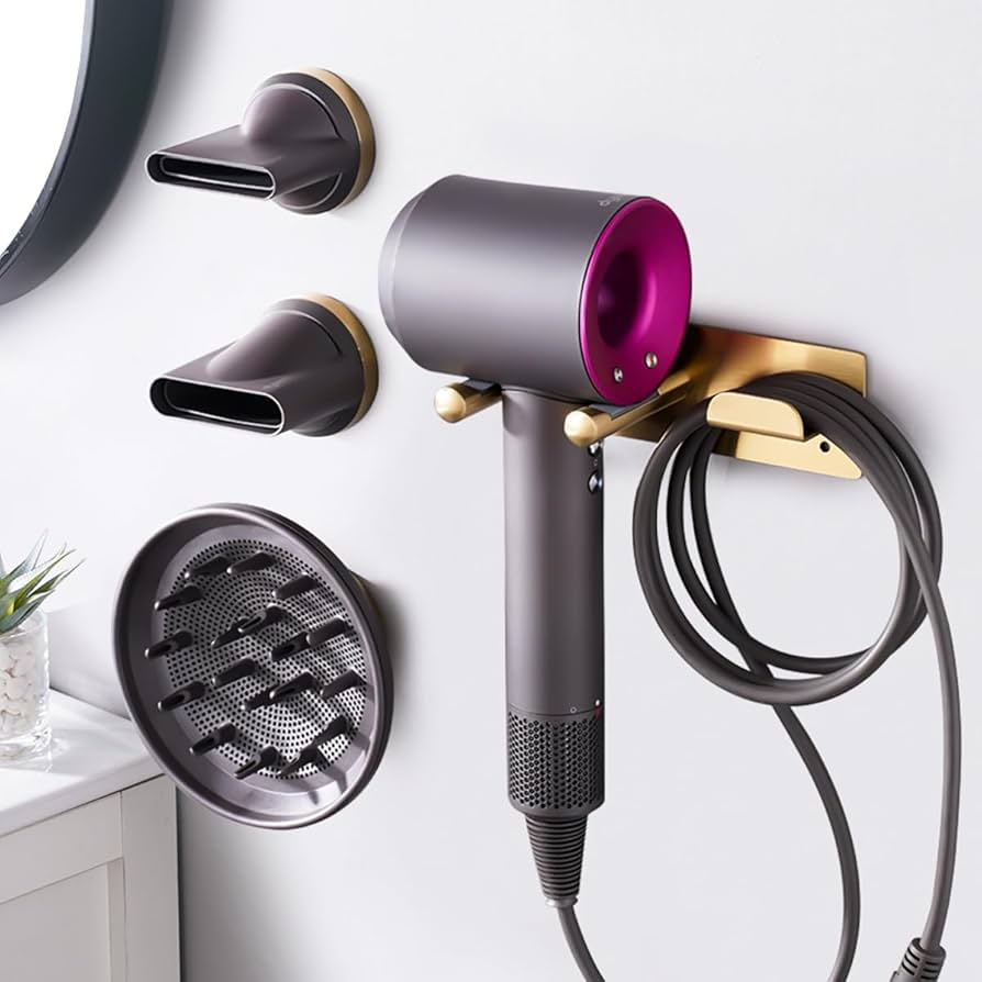 dyson hair dryer wall mount