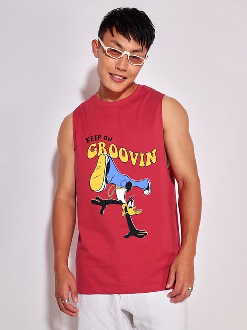 bewakoof sleeveless t shirts