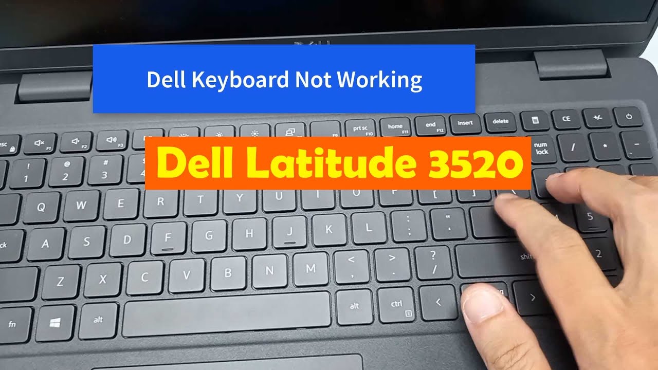 keyboard on laptop not working dell