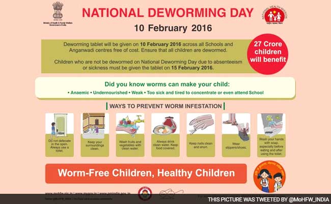 national deworming day poster