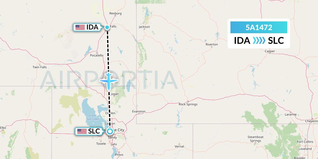 slc to idaho falls flights