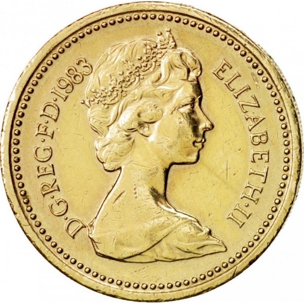 1983 english pound coin value