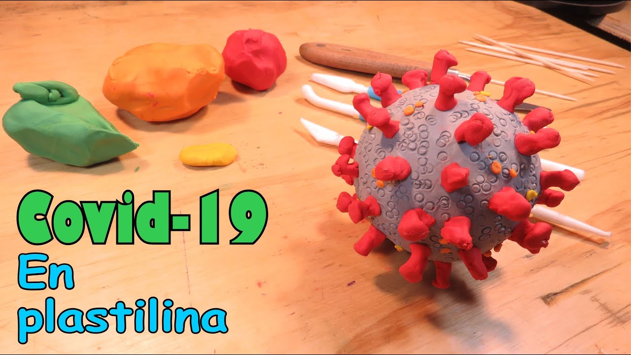 maqueta de un virus