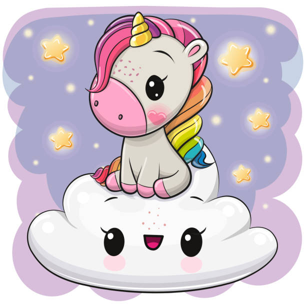 rainbow unicorn clipart