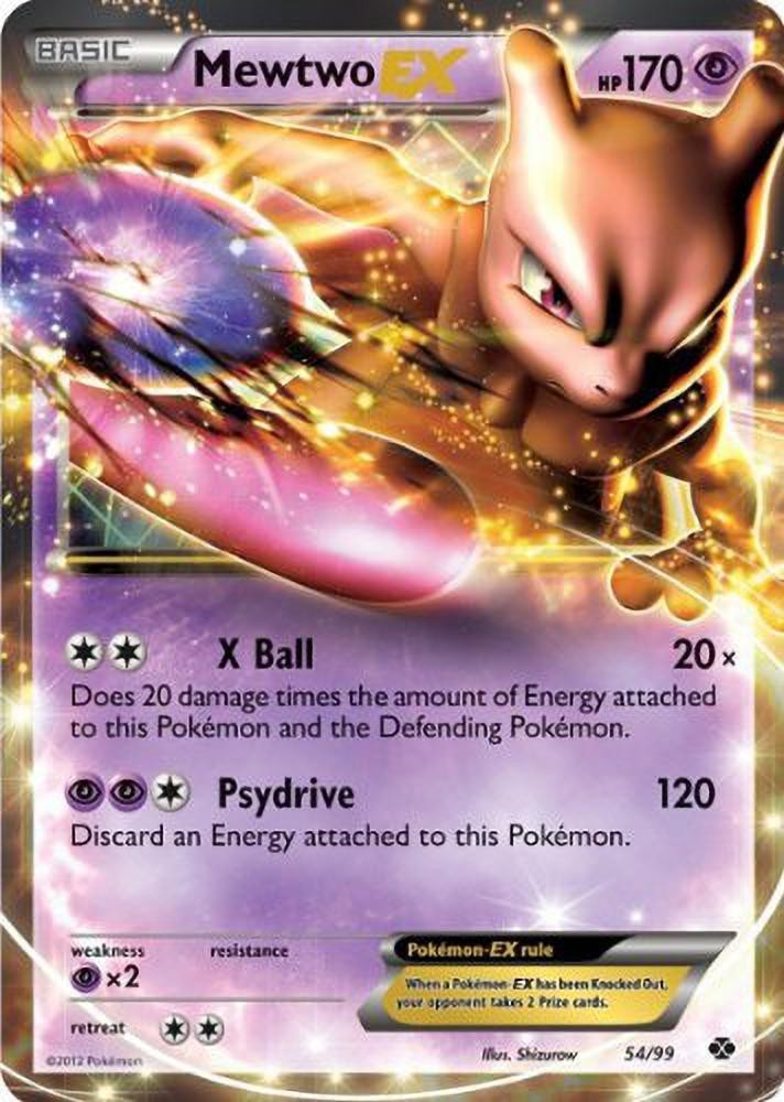 mewtwo ex pokemon card