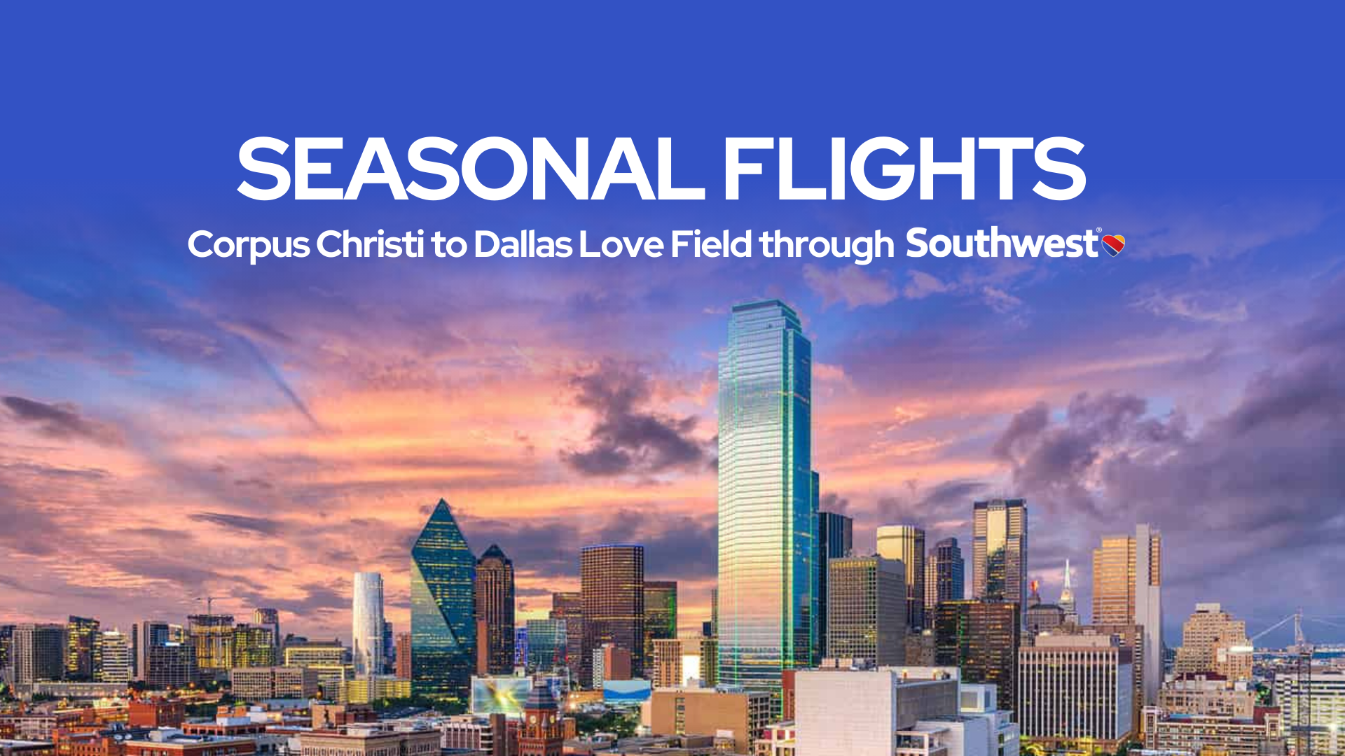 flights to dallas love