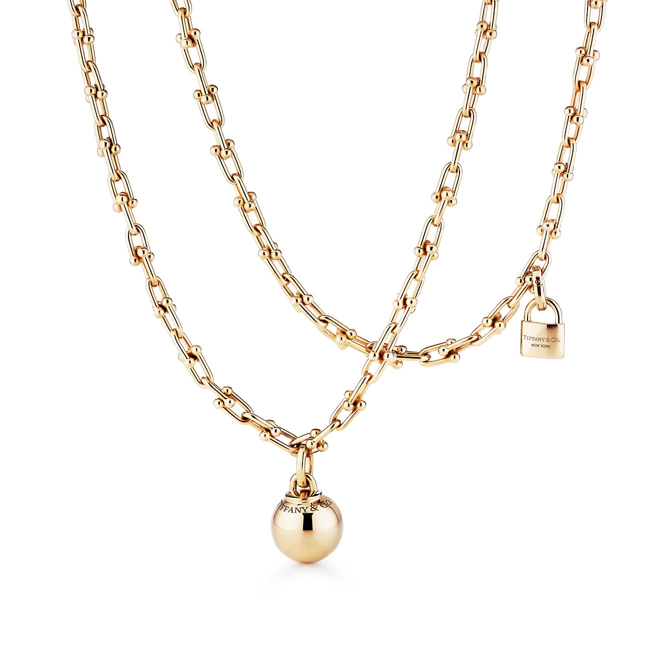 tiffany & co gold necklace