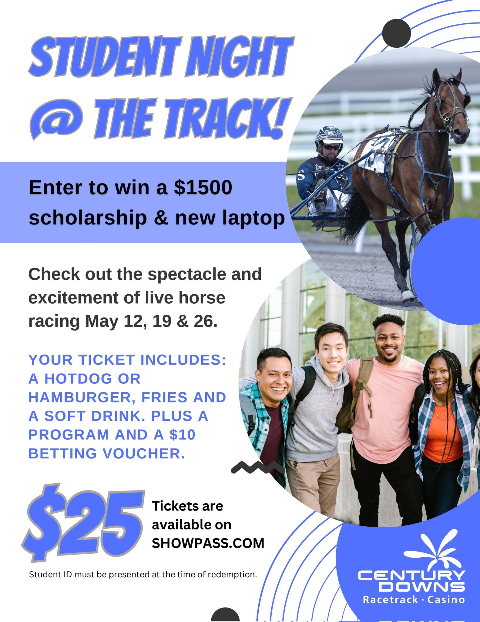 century downs horse racing program