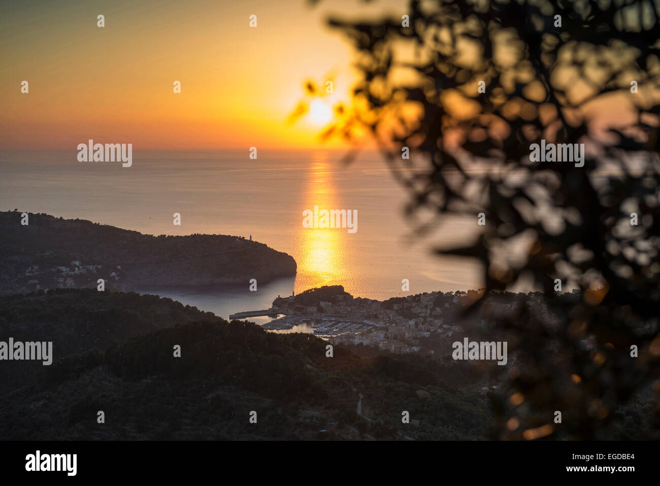 coucher de soleil soller