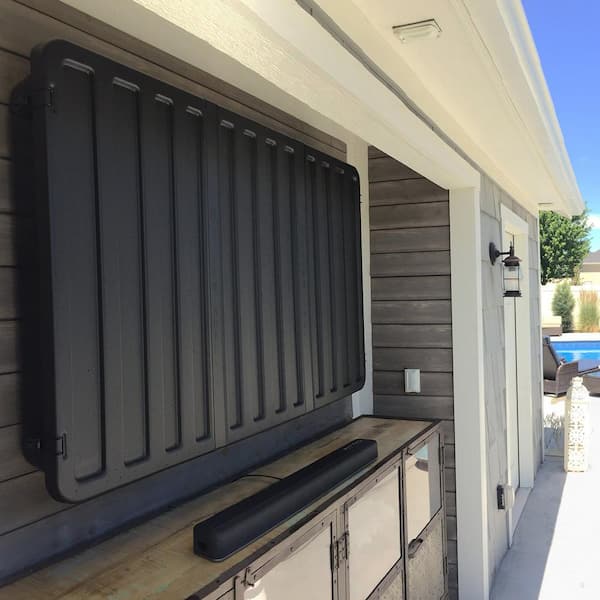 outdoor tv with cover