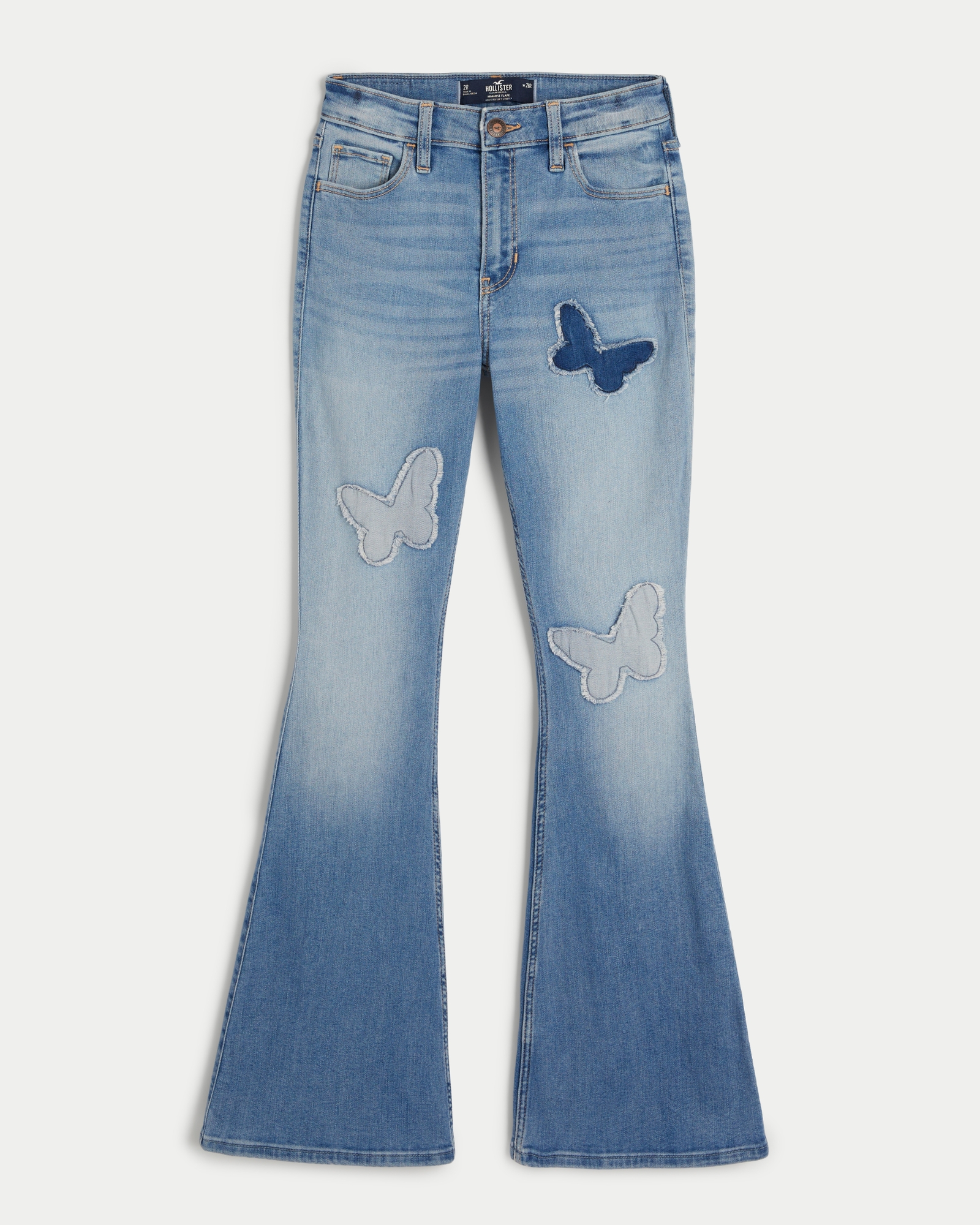 hollister butterfly jeans