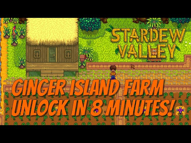 how to get to ginger island stardew