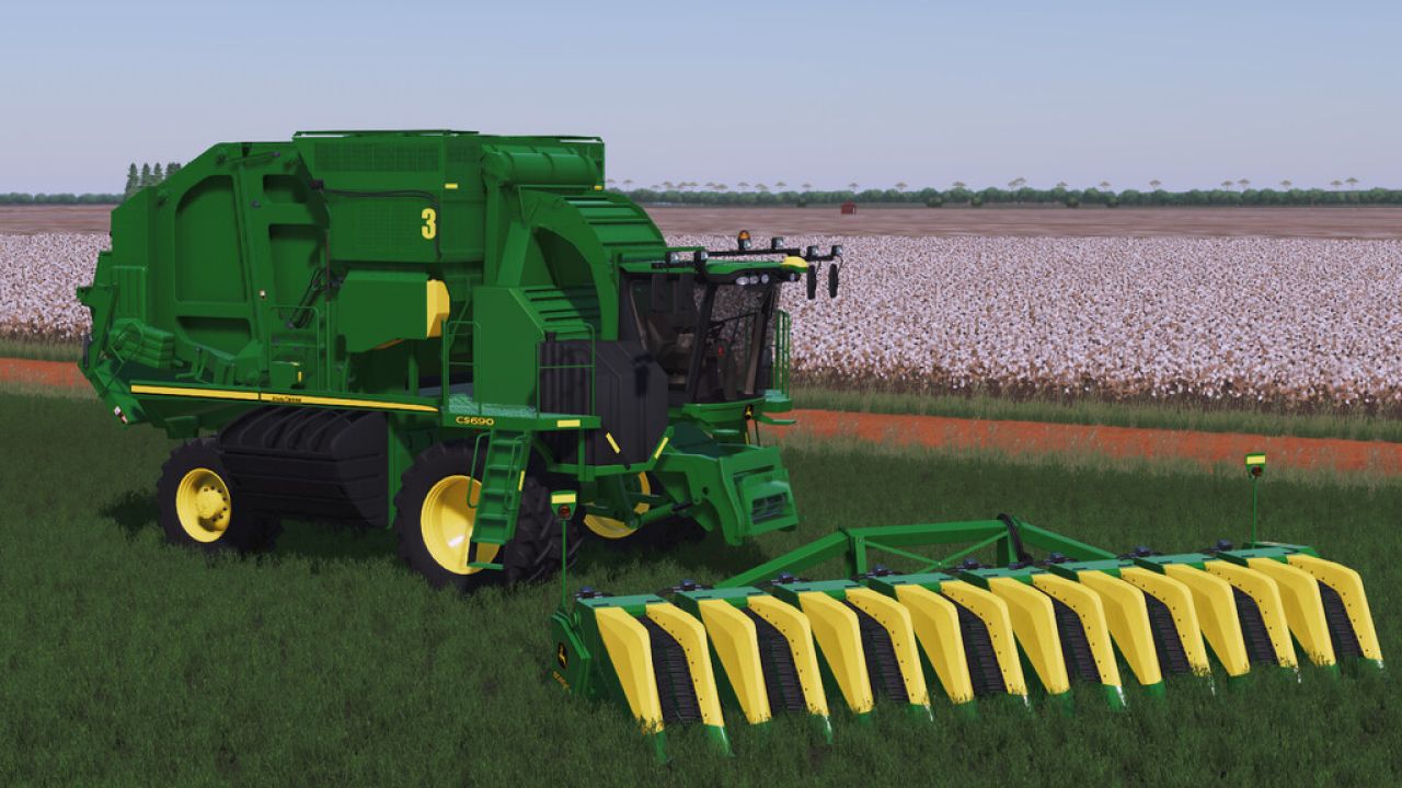 fs22 cotton harvester