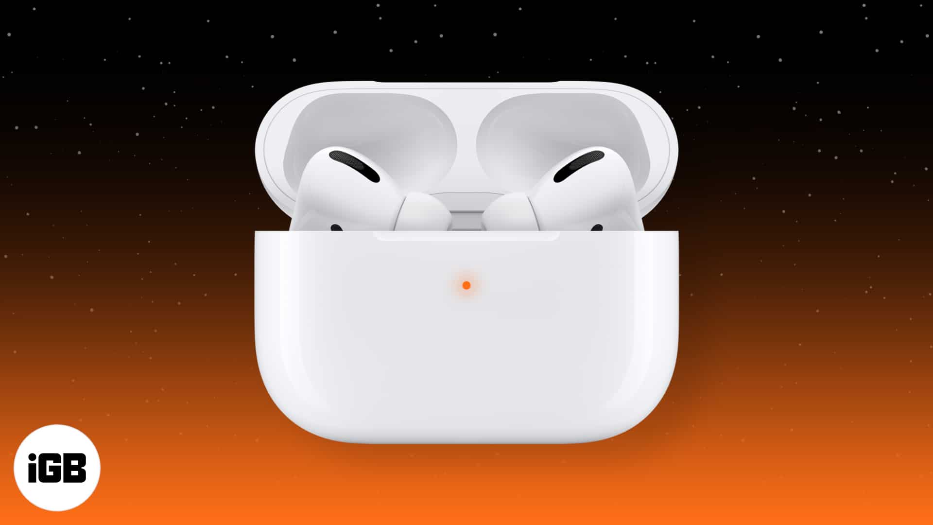 airpods pro flashing orange