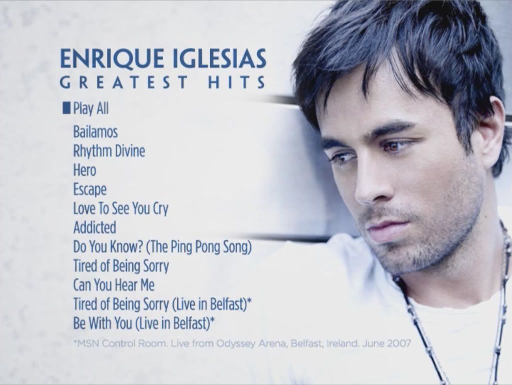 enrique iglesias greatest hits cover