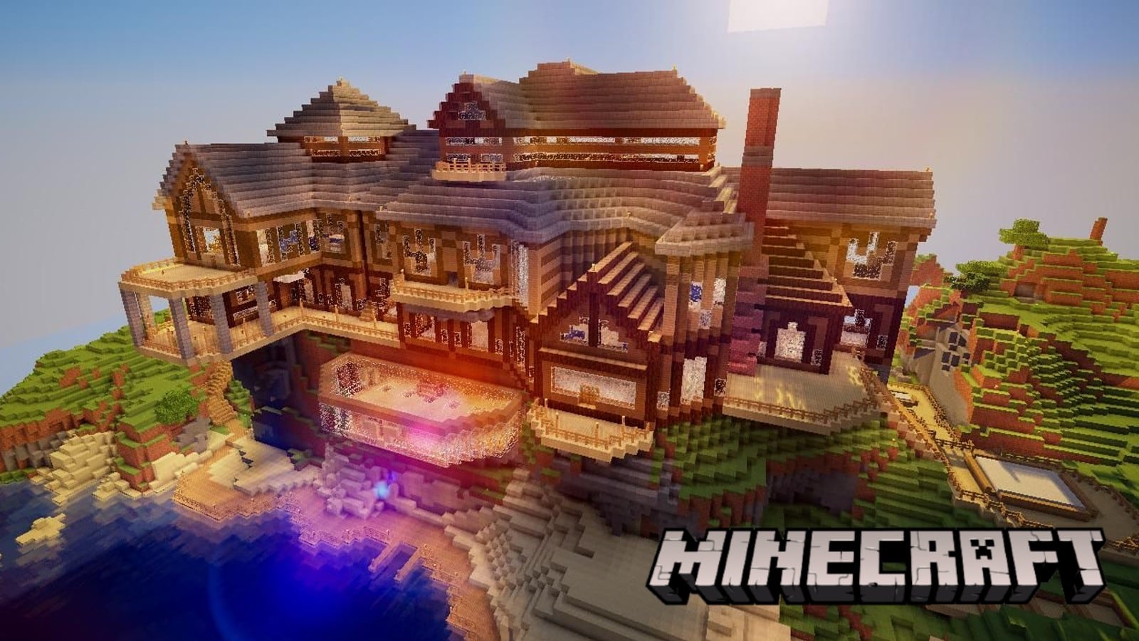 giant minecraft house