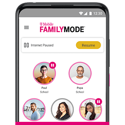 family mode t mobile