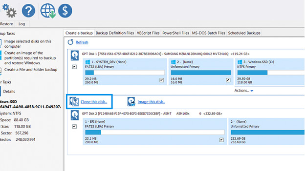 clone windows 10 ssd