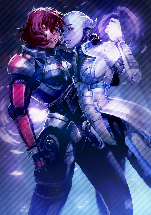 female shepard x liara