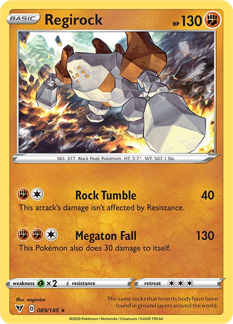 pokemon card regirock