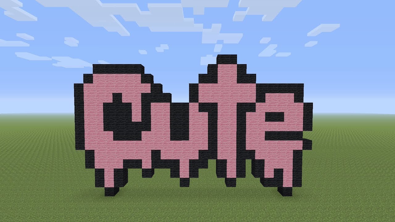 easy minecraft pixel art