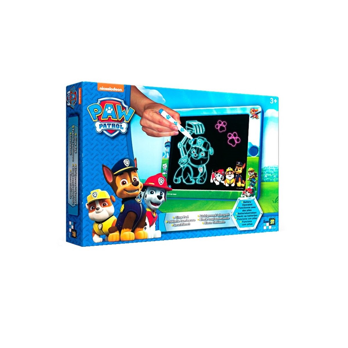 paw patrol glow pad