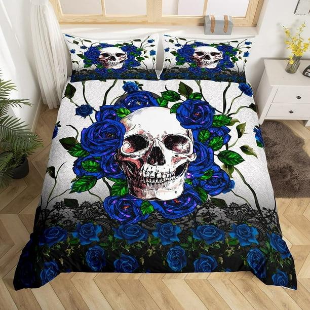 skull bedspreads