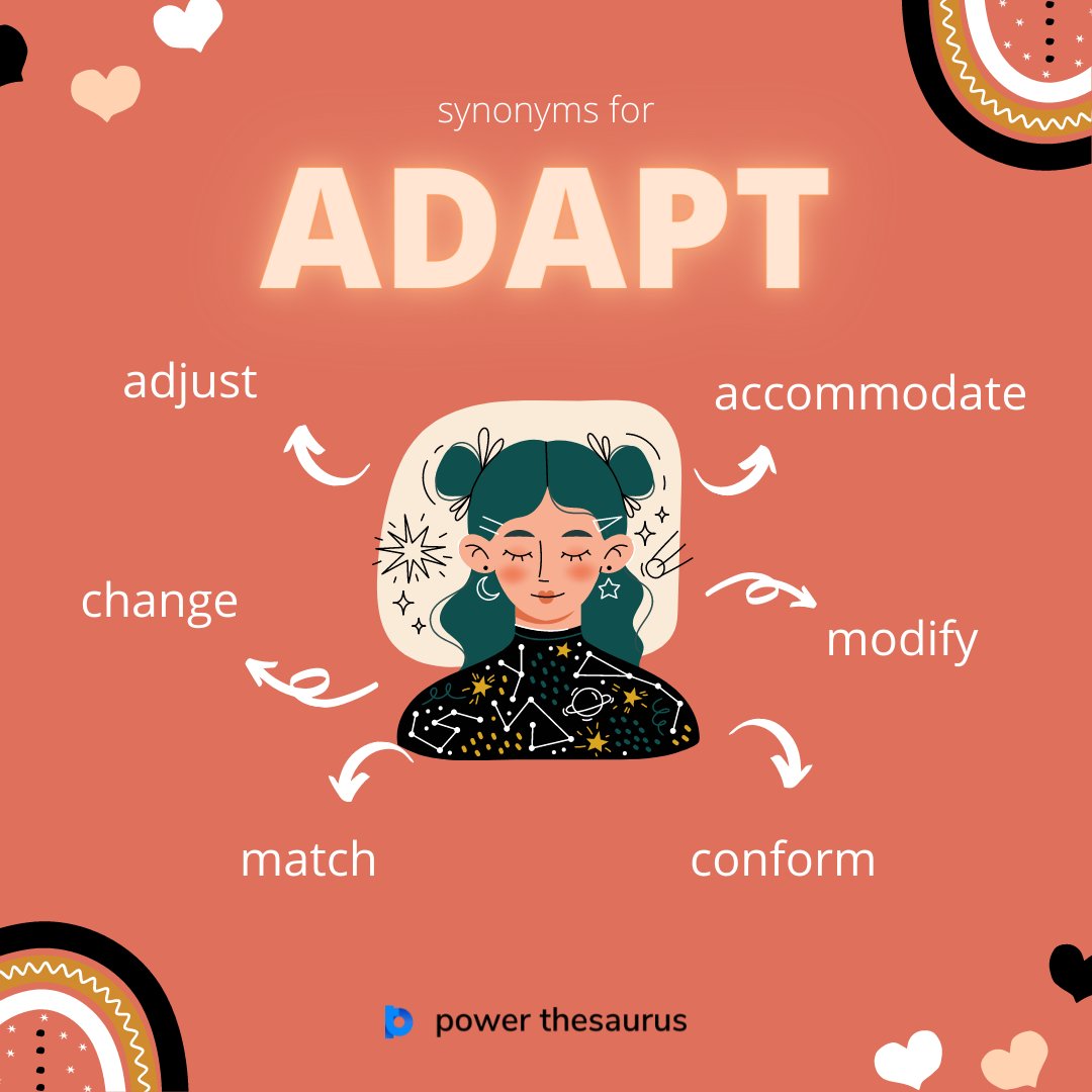 adapt thesaurus