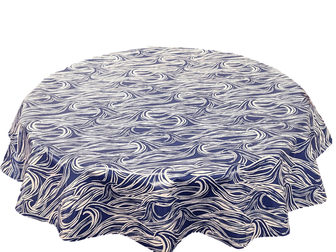 circular wipe clean tablecloth