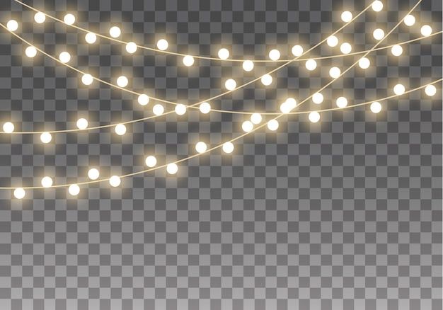 transparent background string lights png